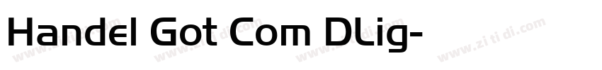 Handel Got Com DLig字体转换